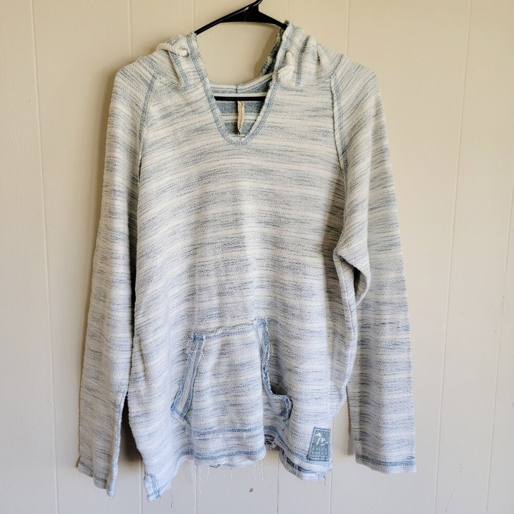 Momentum‎ Striped Hooded Sweatshirt